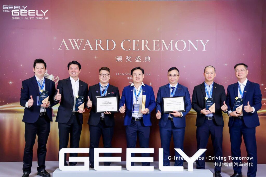 Geely Auto Group vinh danh với 06 giải thưởng quan trọng