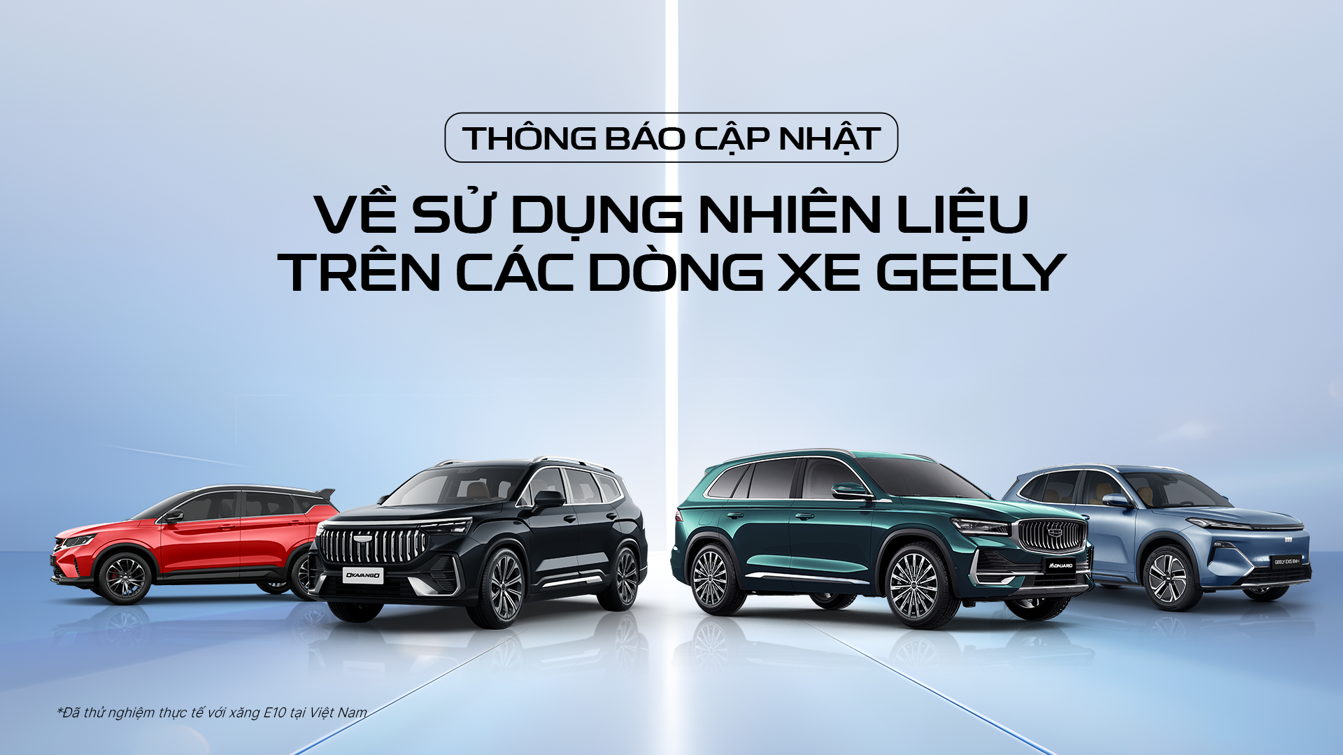 NHIÊN LIỆU TRÊN CÁC DÒNG XE CÓ ĐỘNG CƠ ĐỐT TRONG